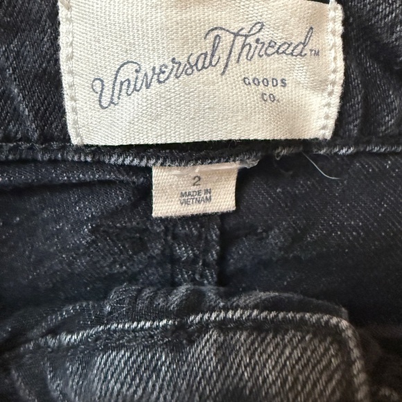 Universal Thread Black Denim Skirt - Picture 3 of 4